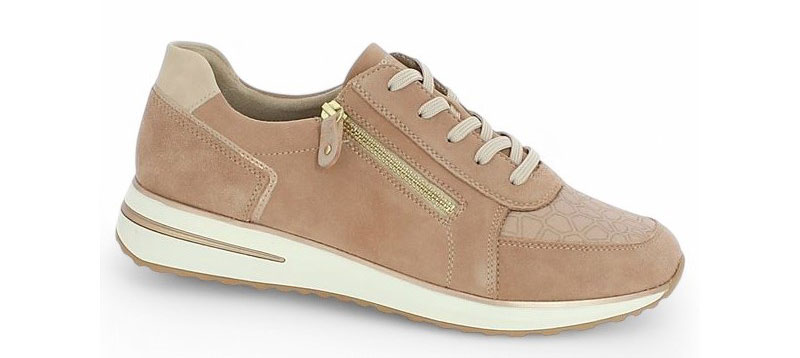 Basket femme grande taille rose poudré Remonte